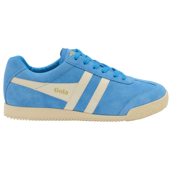 Gola Harrier Suede Retro Trainers Santorini Blue Gola Harrier Suede Retro Trainers Santorini Blue
