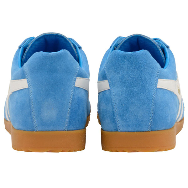 Gola Harrier Suede Retro Trainers Santorini Blue Gola Harrier Suede Retro Trainers Santorini Blue