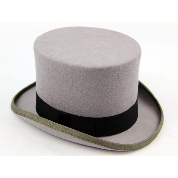 RETRO VINTAGE MENS TOP HAT GREY