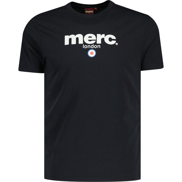 MERC RETRO MOD BRIGHTON LOGO T-SHIRT BLACK
