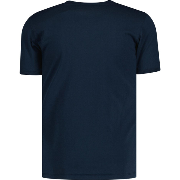 Back of Merc Ticket Mod Target Retro 60s Men's T-Shirt in Navy