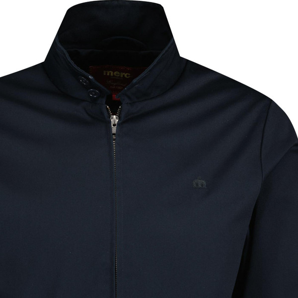 MERC Mens Retro Indie Mod Harrington Jacket navy