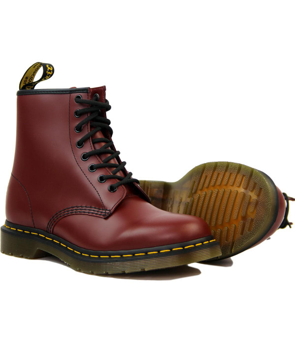 Dr Martens 1460 Cherry Red Smooth Leather Boots