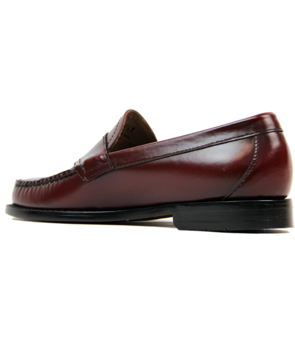 BASS WEEJUNS LOGAN RETRO MOD LOAFERS WINE