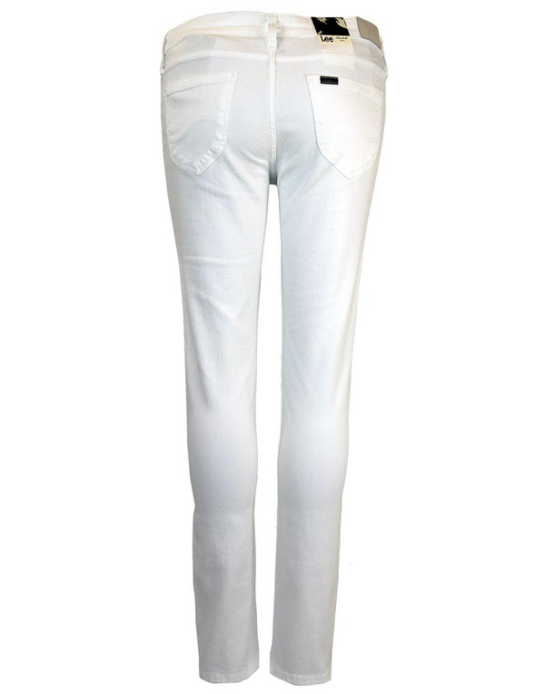LEE JEANS WOMENS SCARLETT SKINNY JEANS WHITE