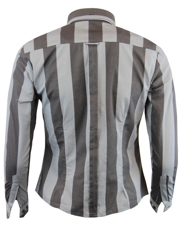 madcap england sunflower womens stripe shirt grey