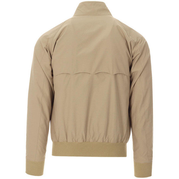 Back of Baracuta G9 Mens Mod Harrington Jacket in Natural