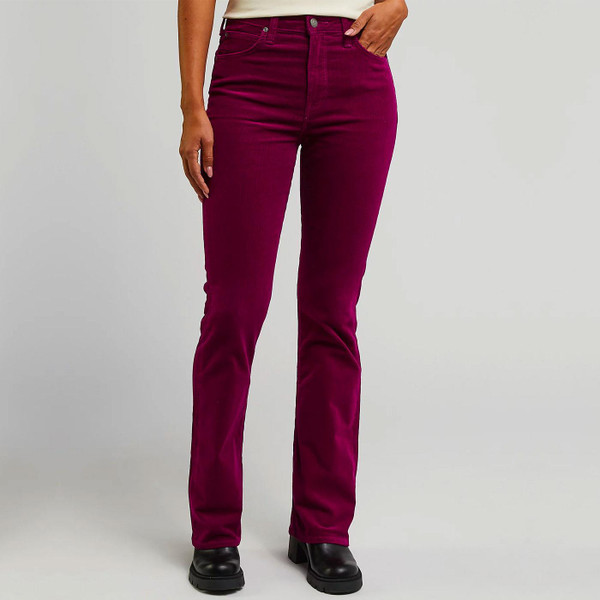 Lee Breese Women's Bootcut Cord Jeans in Foxy Violet 112343794 Lee Breese Women's Bootcut Cord Jeans in Foxy Violet 112343794