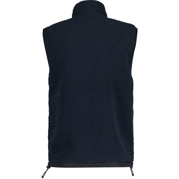 farah vintage mens baresi fleece zip gilet true navy