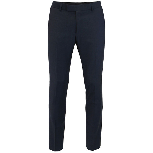 Madcap England 1960s Mod Tailored Mohair Blend Suit Trousers in Navy Main View