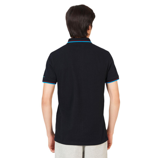 Ben Sherman Lennon Neon Rock N Roll Polo Top in Black 0075536 290