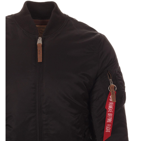 MA1 VF ALPHA INDUSTRIES Mod Bomber Jacket BLACK