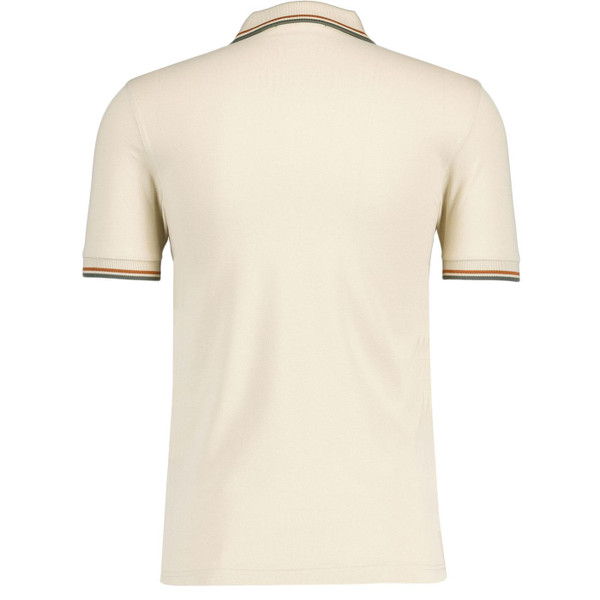 Fred Perry M3600 Mod Twin Tipped Shirt in Oatmeal M3600 U37