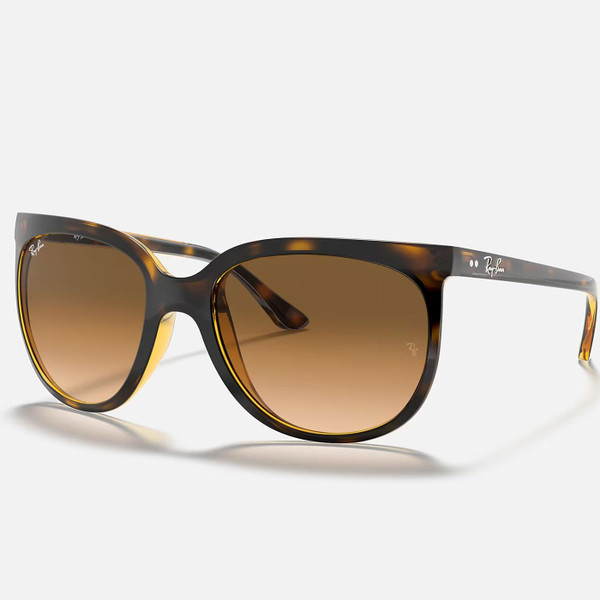 Ray-Ban Cats 1000 70s Sunglasses 0RB4126 710/51 in Light Havana