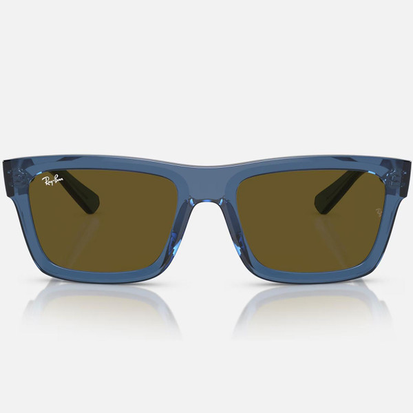 Ray-Ban Warren Retro Sunglasses 0RB4396 668073 in Transparent Dark Blue