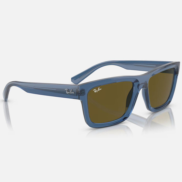 Ray-Ban Warren Retro Sunglasses 0RB4396 668073 in Transparent Dark Blue