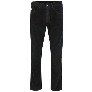Lois New Dallas Men's Jumbo Cord Straight Leg Trousers in Black