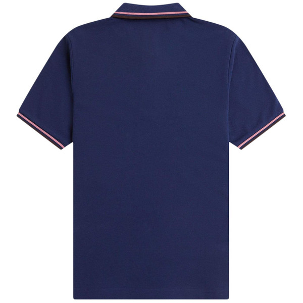 Fred Perry G3600 215 Twin Tipped Retro Polo Shirt in French Navy