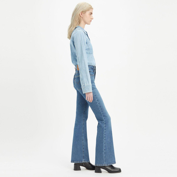 Levi's 726 High Rise Retro Flare Jeans in Blue Wave Mid A34100026