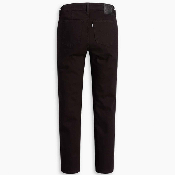 Levi's Womens 712 Slim Welt Pocket Jeans in Night Is Black
