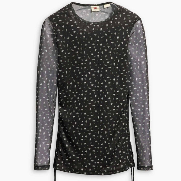 Levi's Jeans Women's Jewel Mesh Top in Black