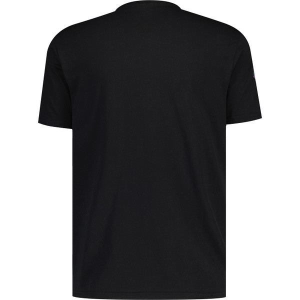 alpha industries mens dark side large print crew neck tshir black neon purple