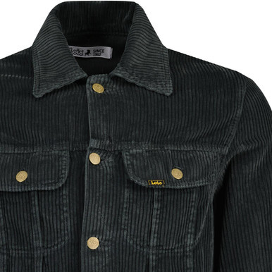 lois mens tejana retro mod jumbo cord trucker jacket charcoal