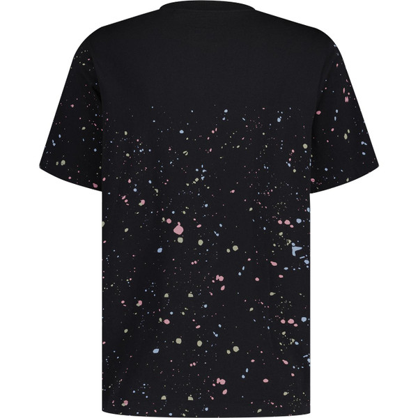 Luke St Kitts 90s Baggy Era Relaxed Fit Paint Splash T-shirt in Black