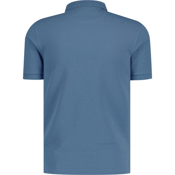 farah vintage mens blanes classic mod plain coloured pique polo tshirt sheaf blue