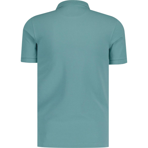 farah vintage mens blanes classic mod plain coloured pique polo tshirt brook blue