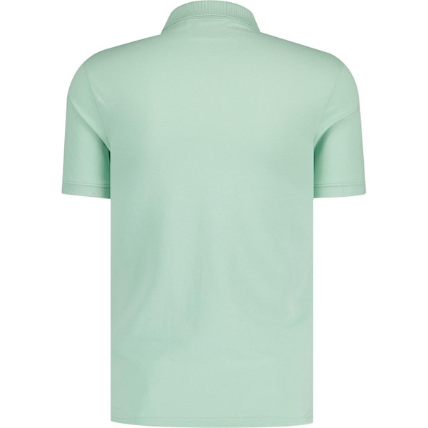 lyle and scott mens retro mod plain pique polo tshirt turquoise shadow