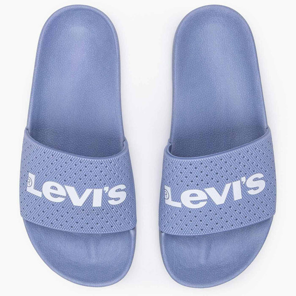 Levi's June Retro Slides in Light Blue D65500005