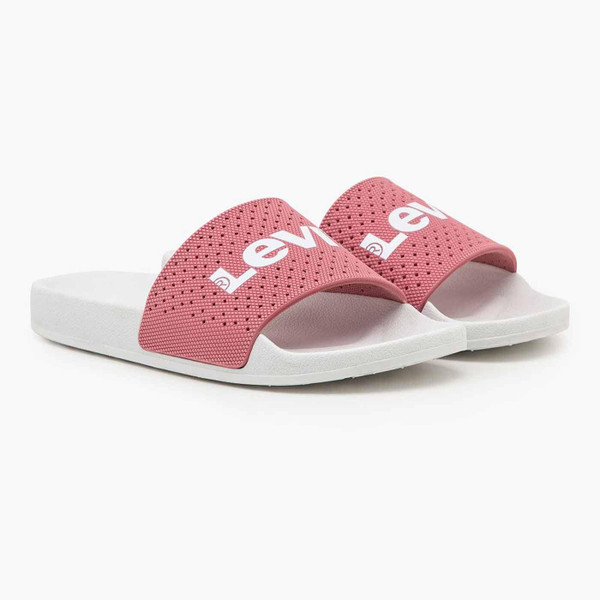Levi's June Slides in Dark Pink D6550-0004
