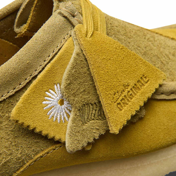 Clarks Originals Wallabee Olive Suede Combi Retro Shoes 26175842