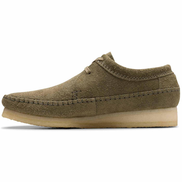 Clarks Originals Weaver Suede Moccasins in Pale Khaki 26175715