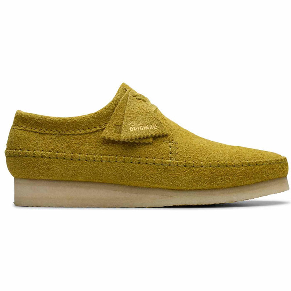 Clarks Originals Weaver Moccasins in Olive Suede 26176526