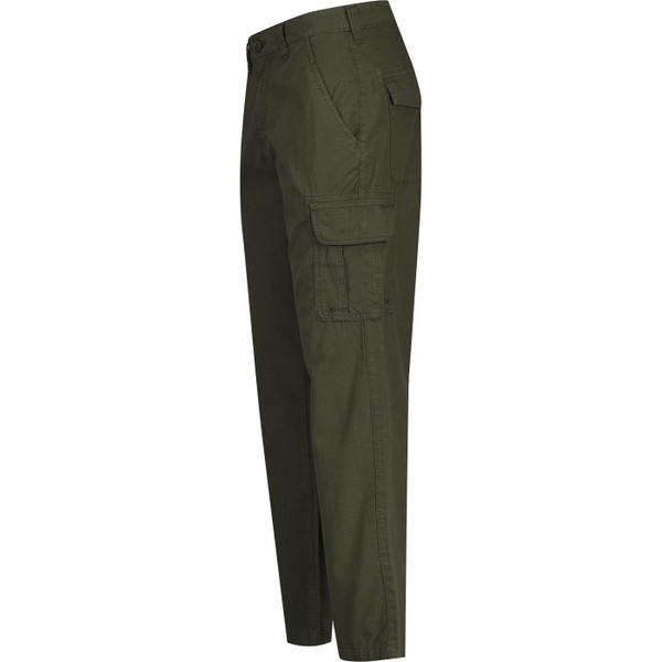 french connection mens slim fit ripstop cargo trousers olive green