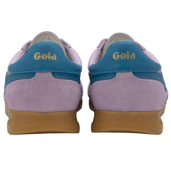 Gola Women's Tornado Retro 80s Nylon Trainers in Lilac green and Santorini blue CLB623VE Gola Women's Tornado Retro 80s Nylon Trainers in Lilac green and Santorini blue CLB623VE