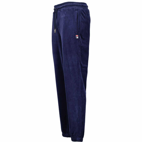 Fila Gold Eddie Retro Velour Track Pants in Navy SS24MH015