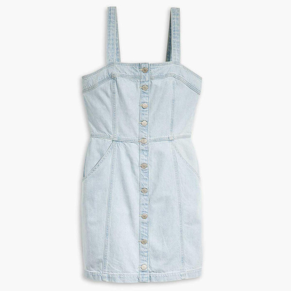 Drea Levi's Lightweight Retro Denim Dress in Cool Pool 2 A75730001