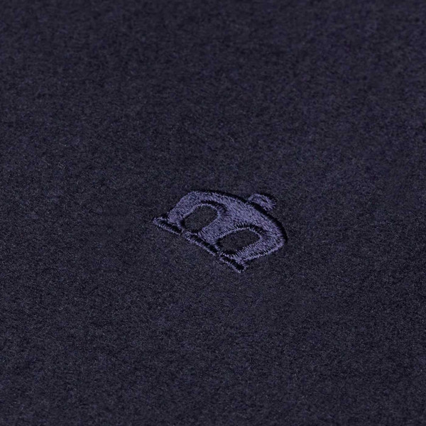 Merc Heddon Made in England Harrington Jacket in Navy Wool