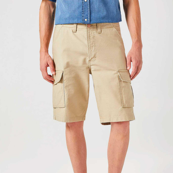 Wrangler Casey Jones Men's Retro Cargo Shorts in Saddle 112350908