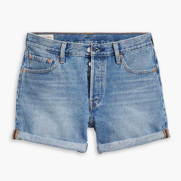 Levi's 501 Women's Rolled Denim Shorts in Must Be Mine 299610035