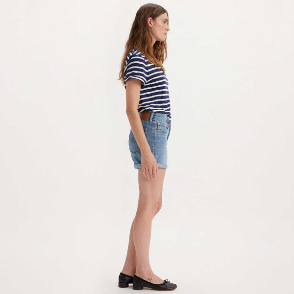 Levi's 501 Women's 70s Indie Rolled Denim Shorts in Must Be Mine 299610035