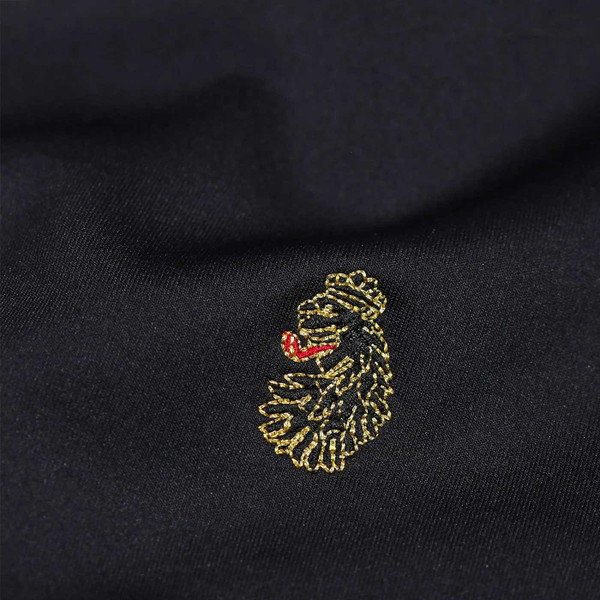 Luke Manila Colour Block Panel Sweatshirt in Dark Navy M730361