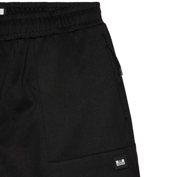 Cecela Weekend Offender Retro Bungee Track Pants in Black TBSS2401