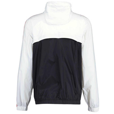 Carolus Colour Panel Retro Casuals Windbreaker Jacket in White by Patrick