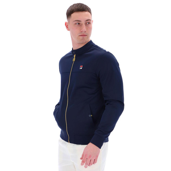 Fila Vintage Men's Terrence Tricot Track Jacket in Navy SS25MH011 410 