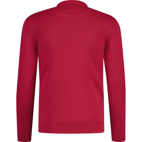 ska and soul mens letterman gallagher chevron crew neck jumper blood red