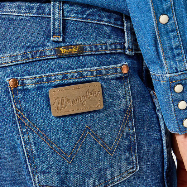 Wrangler 13MWZ Men's Retro Stonewashed Western Jeans 112358496